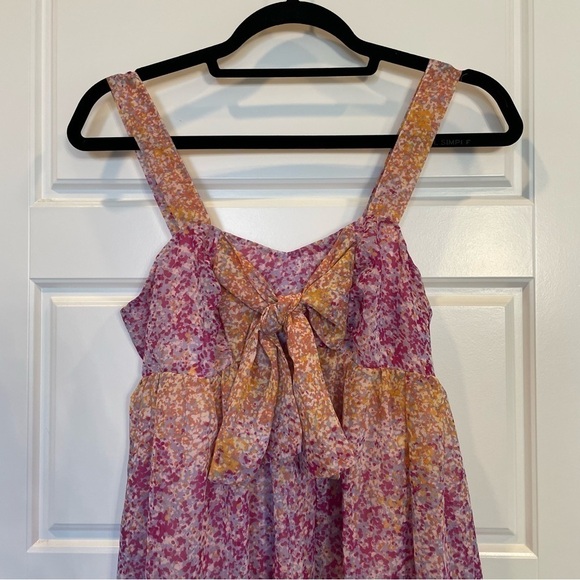 Liz Lange Maternity for Target Pink and Orange Mini Dress - Picture 2 of 9